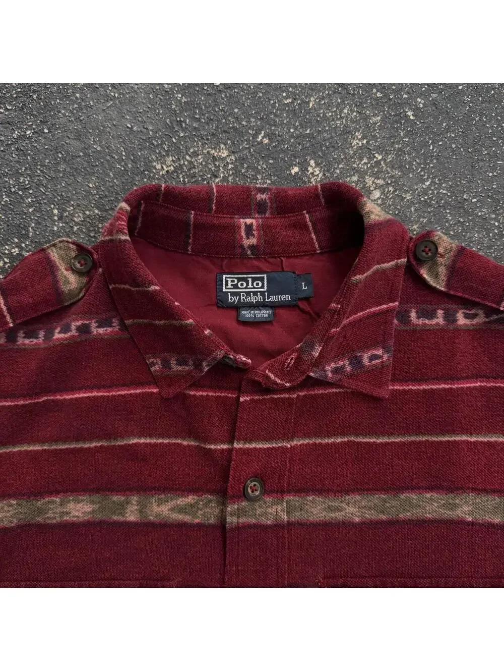 Vintage 90’s Polo Ralph Lauren Native Border Polo Shirt